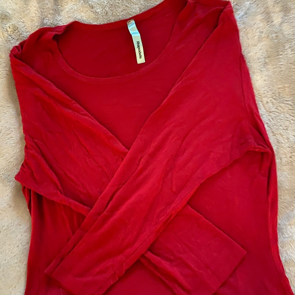 Red long sleeve